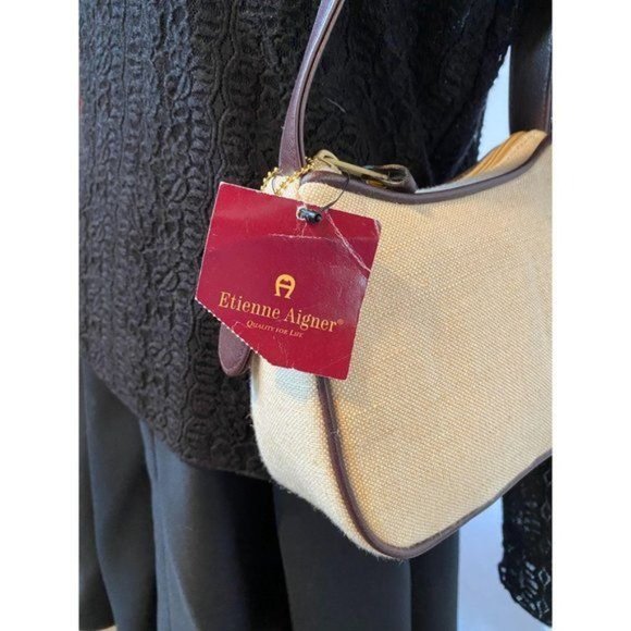Etienne Aigner Linen MiniBag Style 2961 - Picture 3 of 11
